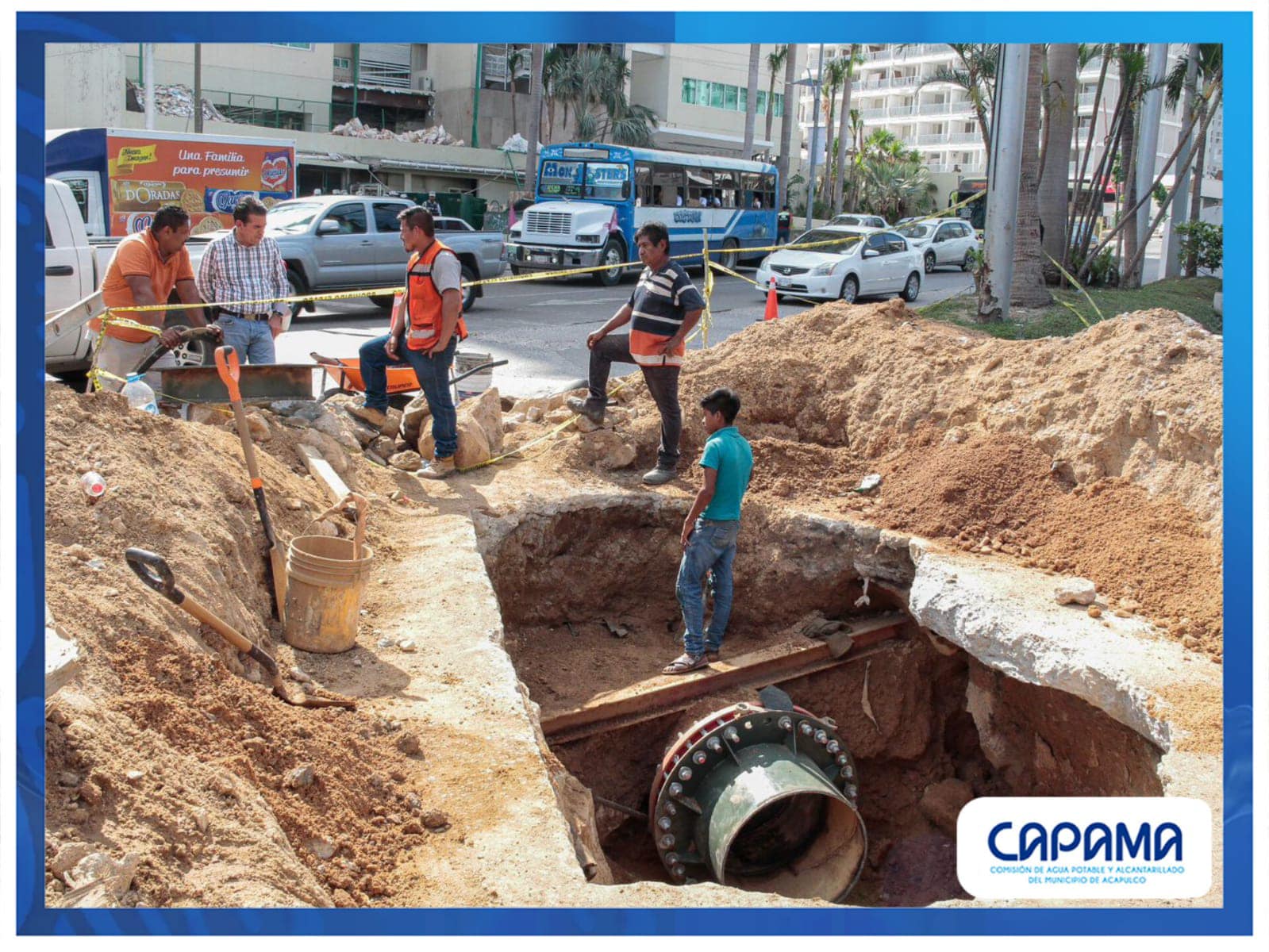 CAPAMA | servicio de agua potable y saneamiento de Acapulco, Guerrero.