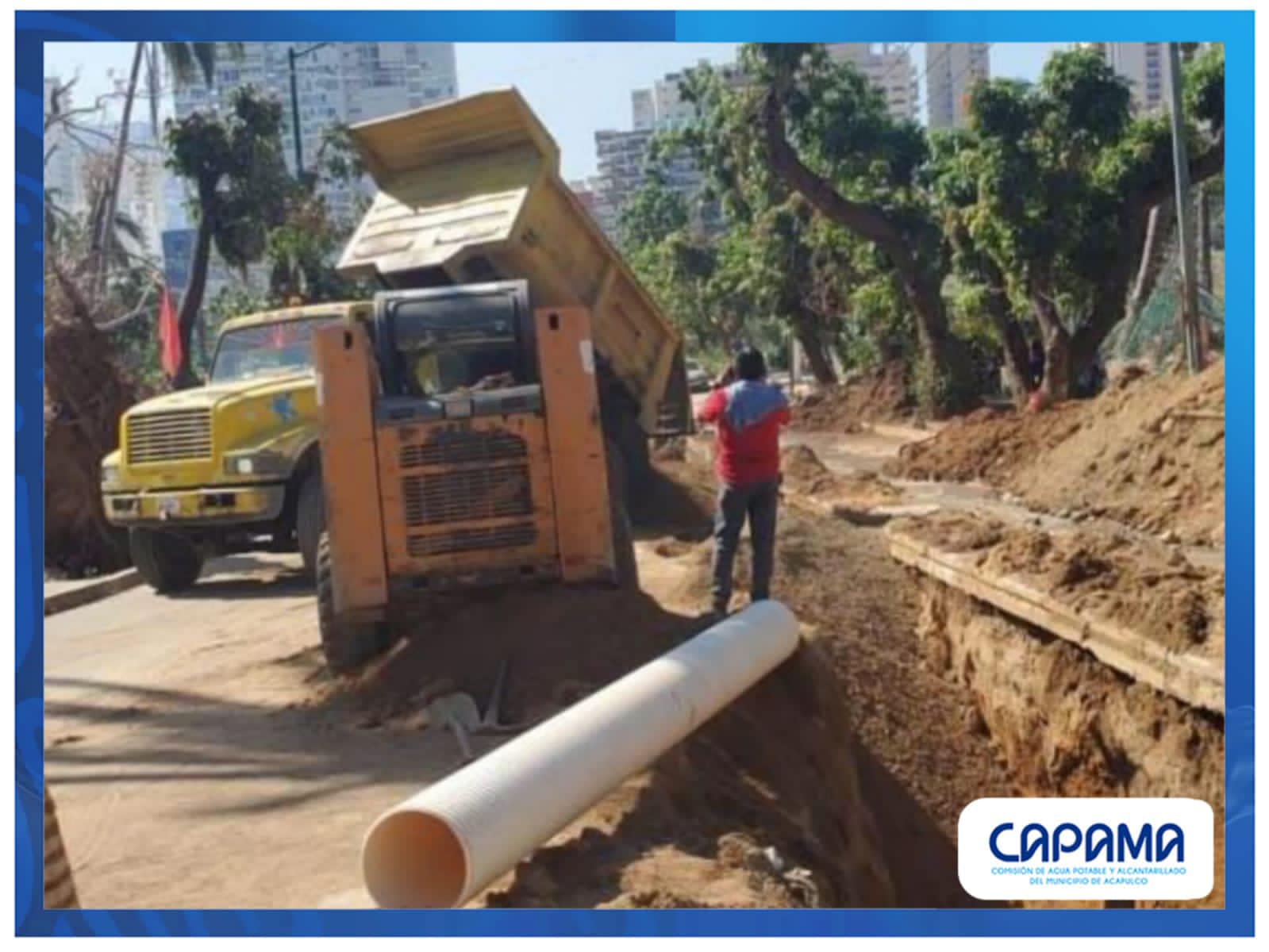CAPAMA | servicio de agua potable y saneamiento de Acapulco, Guerrero.