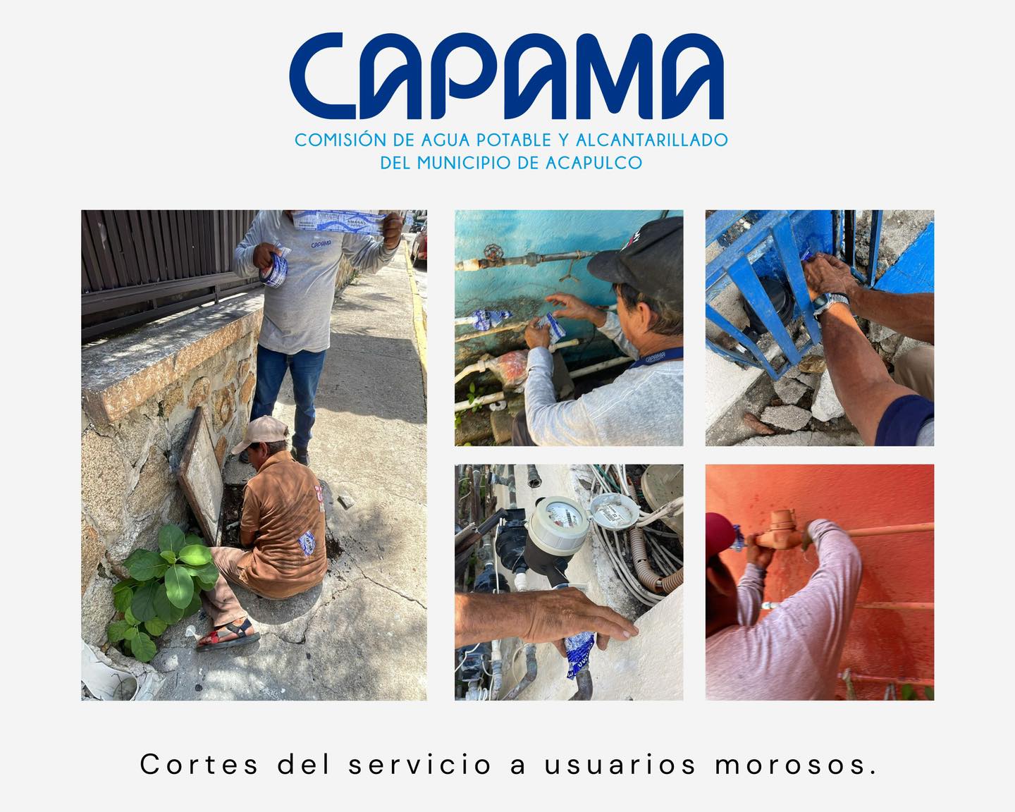 CAPAMA | servicio de agua potable y saneamiento de Acapulco, Guerrero.
